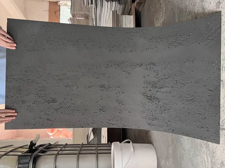 纯黑洞石柔性石材