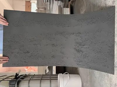 纯黑洞石柔性石材