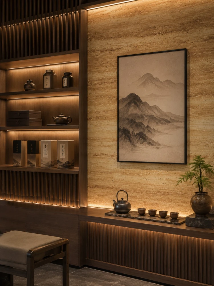 茶空间打印洞石5