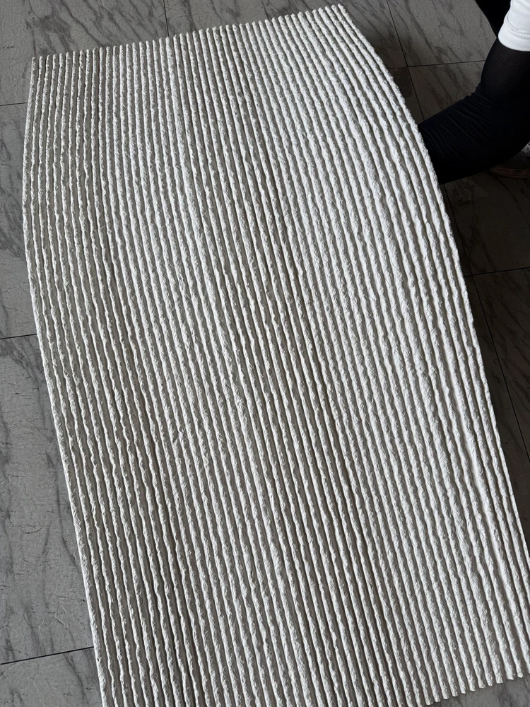 浅灰纯色阿曼线石柔性石材