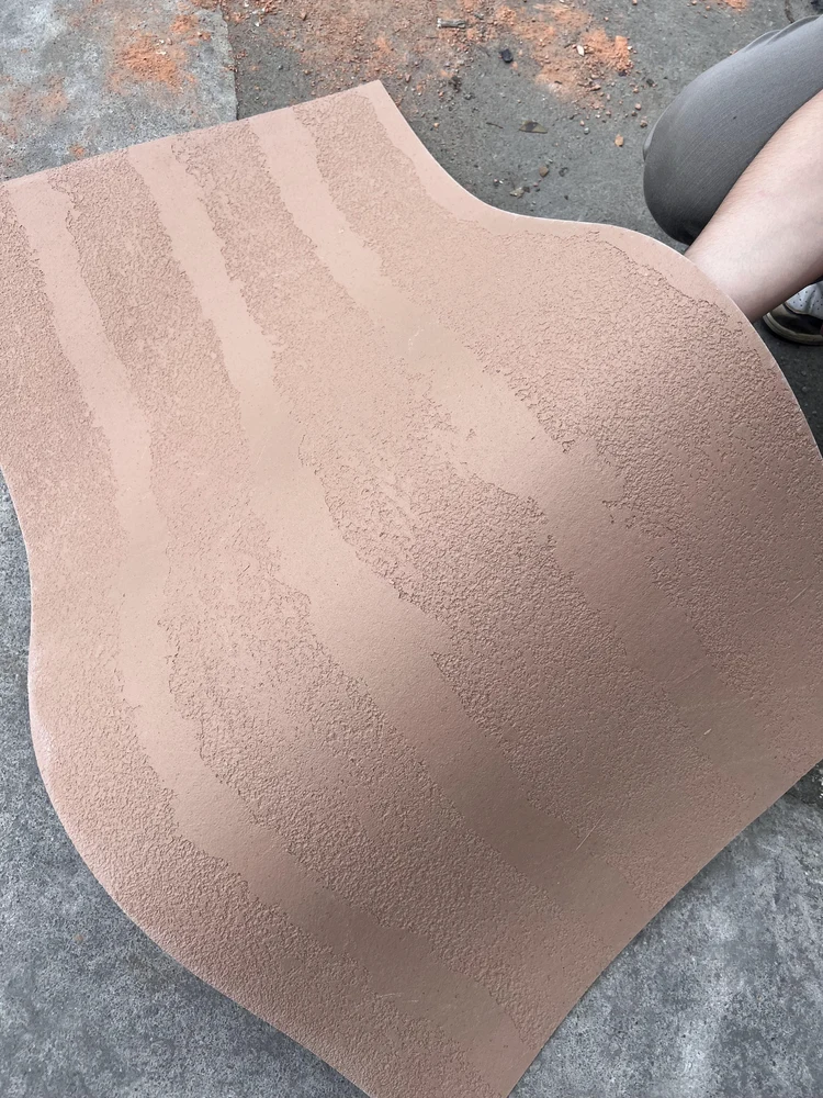 高原黄细夯土柔性石材