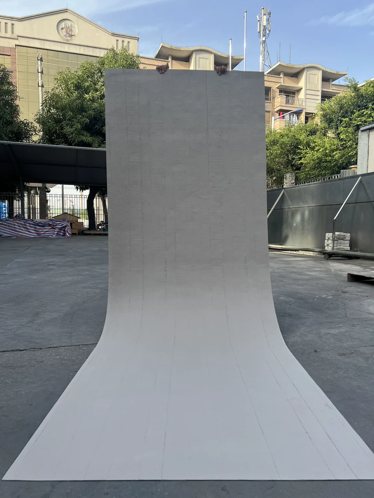 灰色木纹水泥板柔性石材