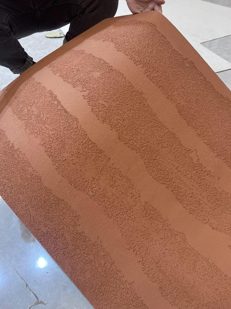 新南红细夯土柔性石材