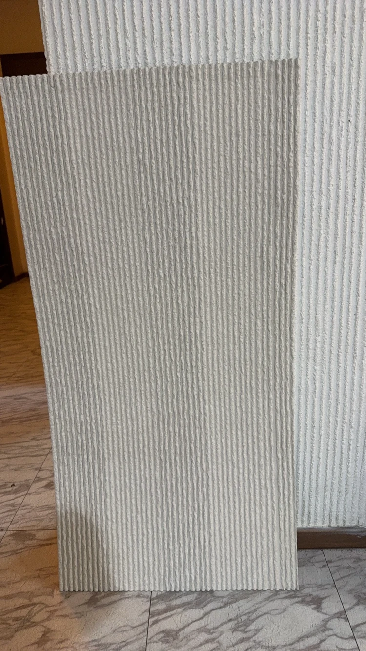 浅灰纯色阿曼线石柔性石材