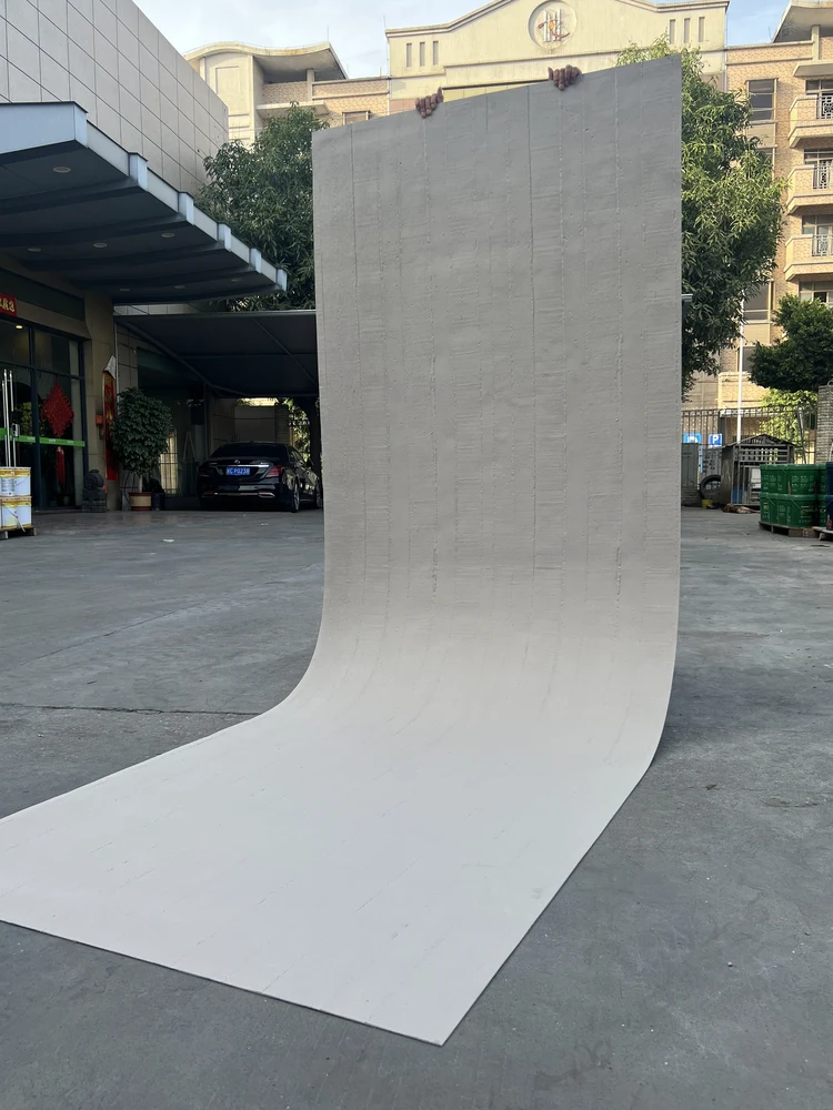 灰色木纹水泥板柔性石材