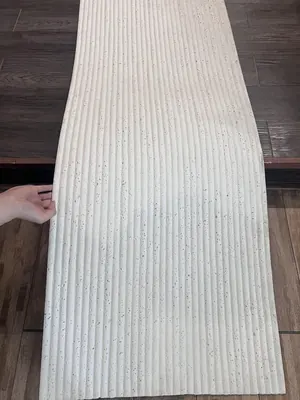浅灰纯色3D立体石柔性石材
