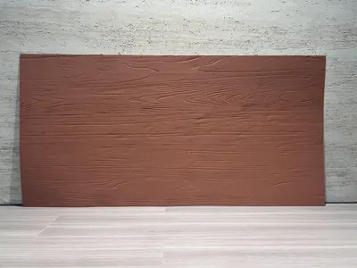 浅灰纯色木纹板柔性石材