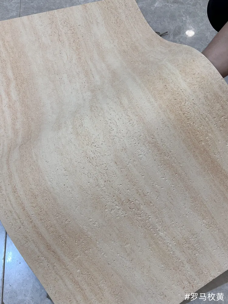 罗马玫黄洞石柔性石材