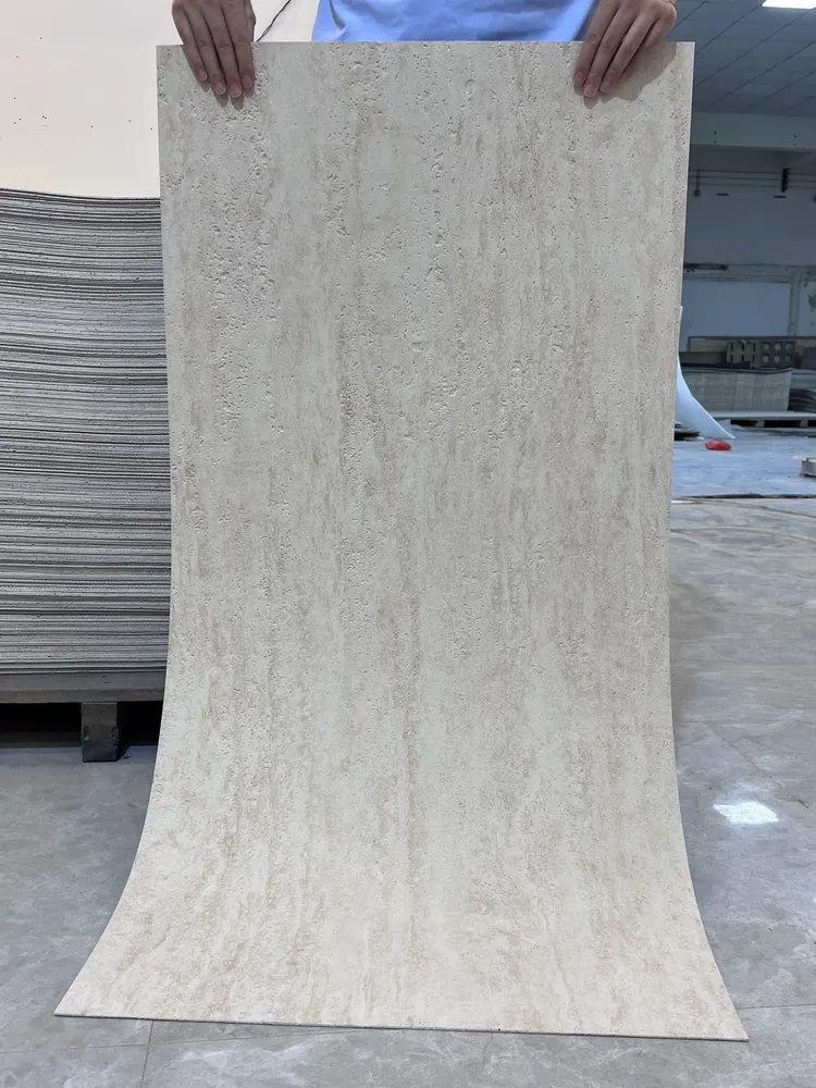 波罗蜜米白洞石柔性石材