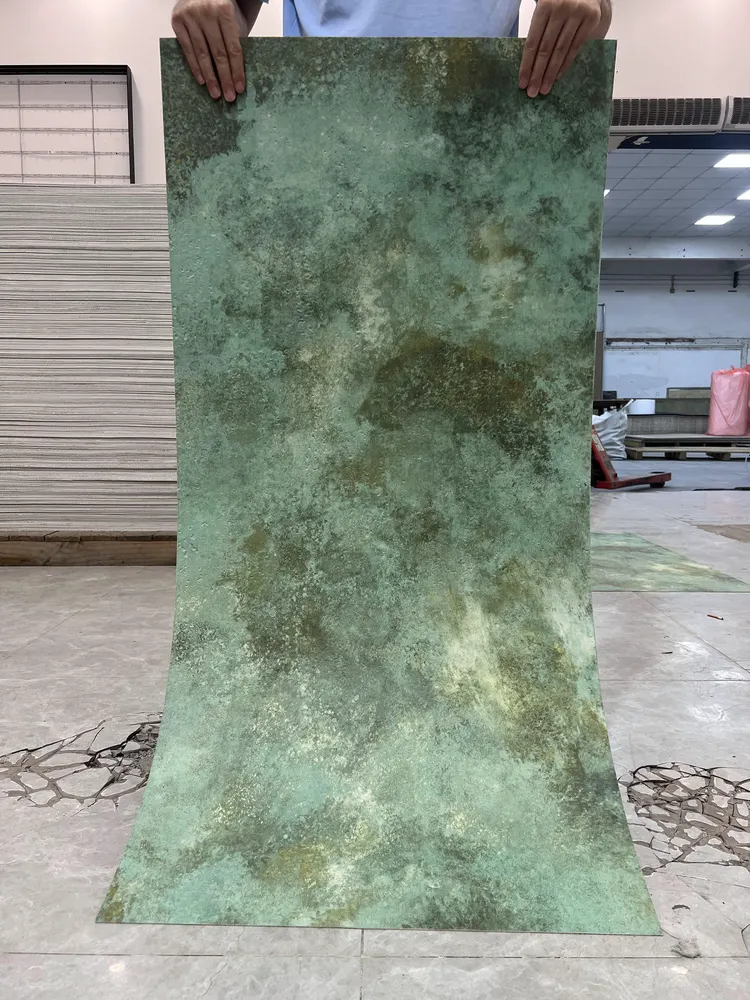 火山绿洞石柔性石材