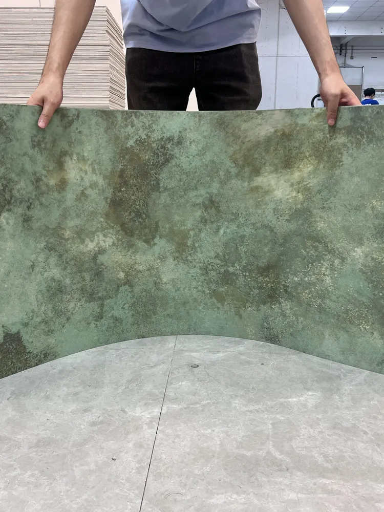 打印板岩火山绿柔性石材