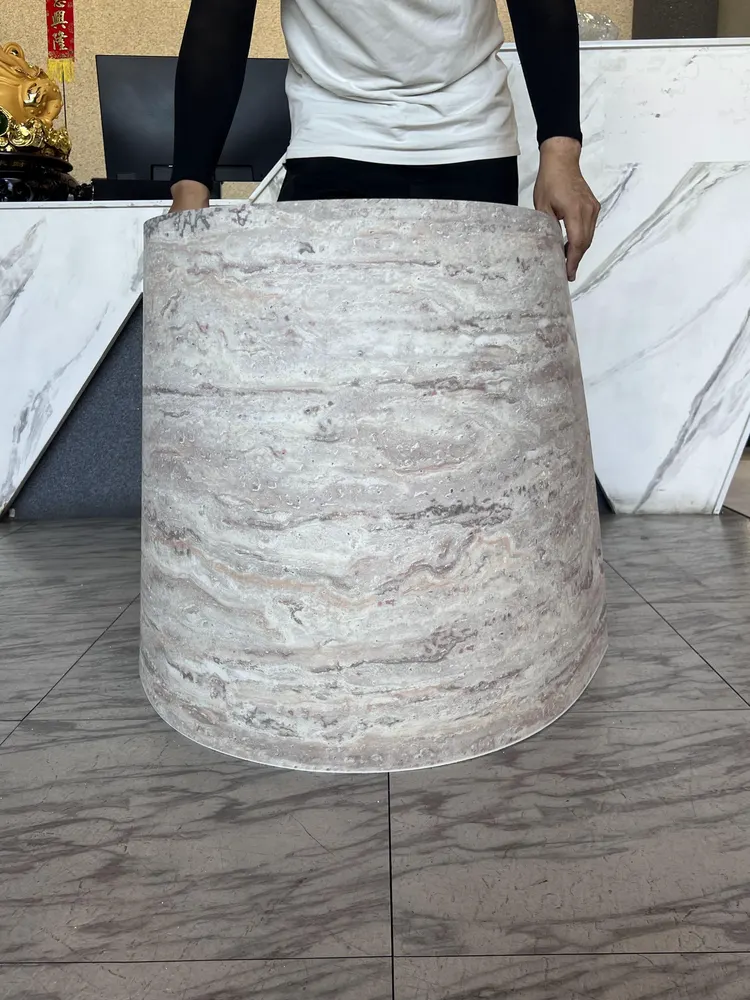 斑驳红岩洞石柔性石材