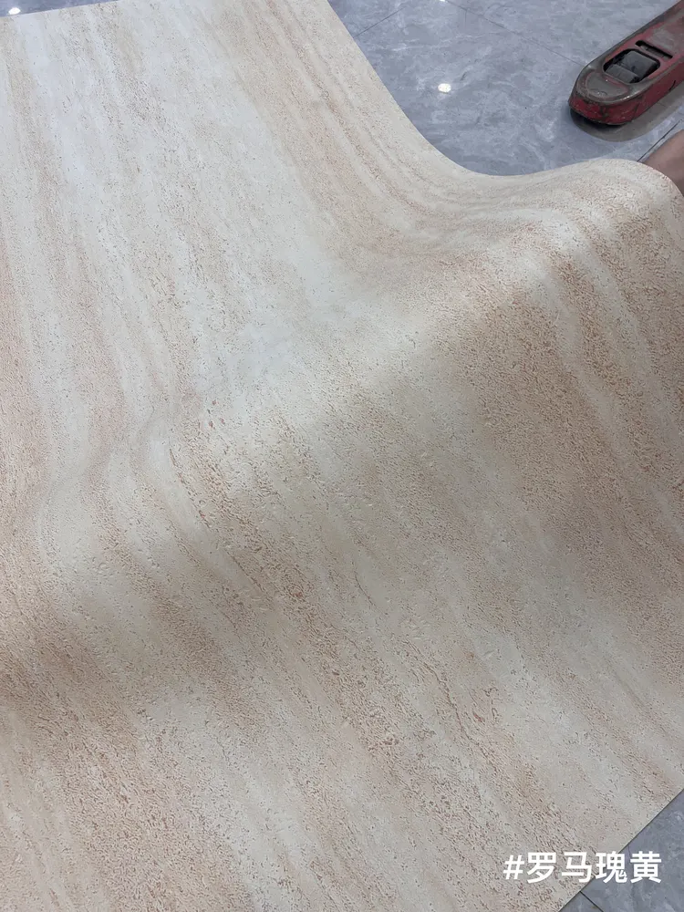 罗马玫黄洞石柔性石材