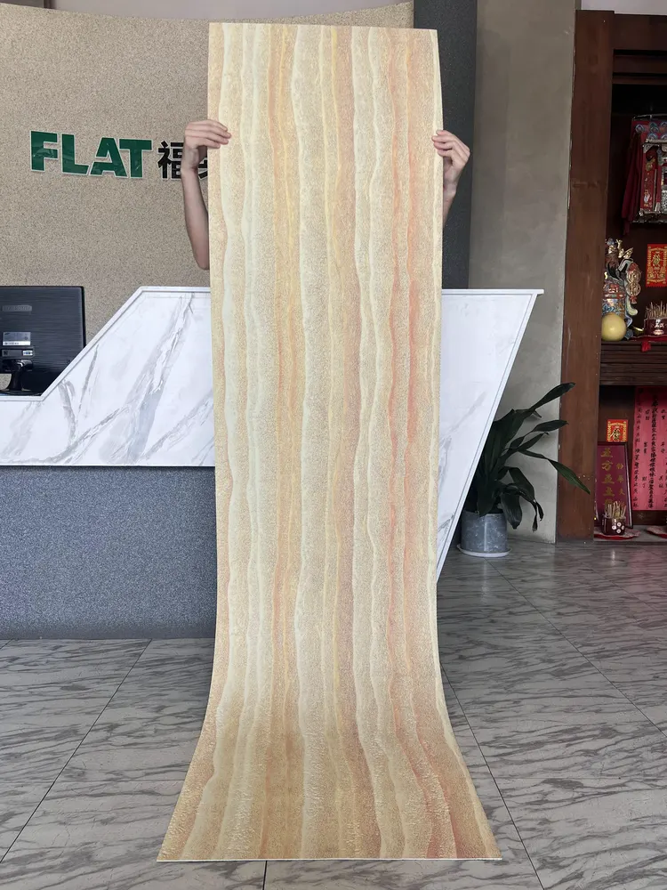 琉璃黄粗夯土柔性石材