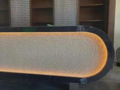 布纹石墙面实拍案例