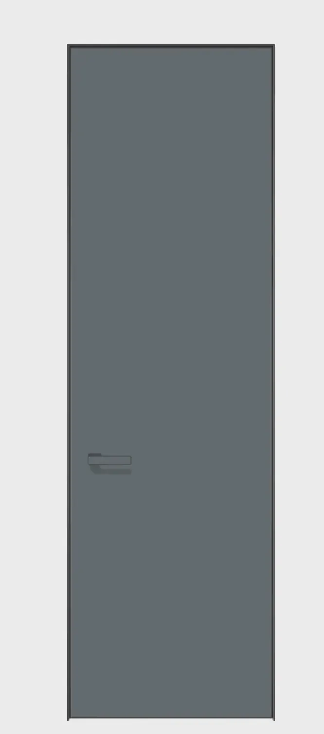 维纳斯灰 铝木门 LHX-2411｜同色墙柜门产品主图，艾谷思墙面饰面材料