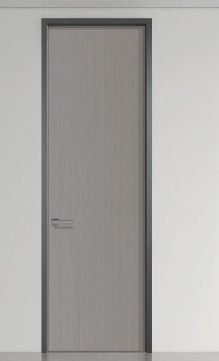 尼斯一号 铝木门 LHX-2440｜同色墙柜门产品主图，艾谷思墙面饰面材料