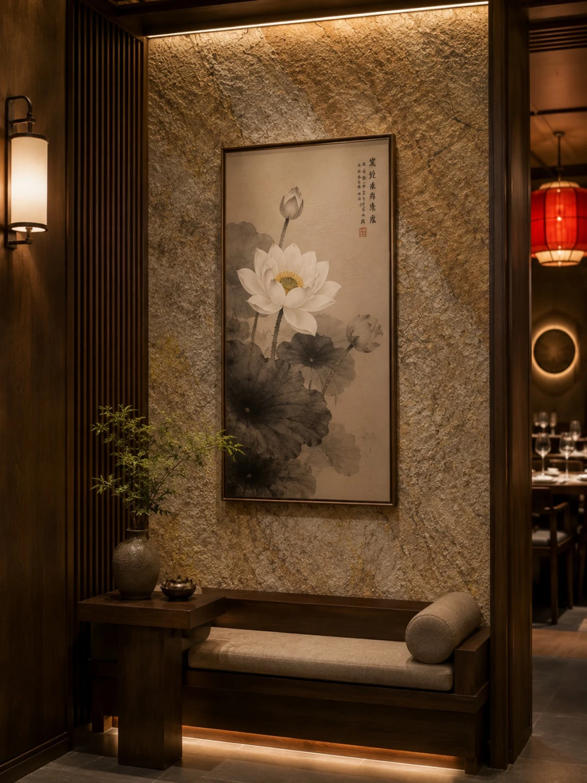 中餐厅打印毛面花岗岩4