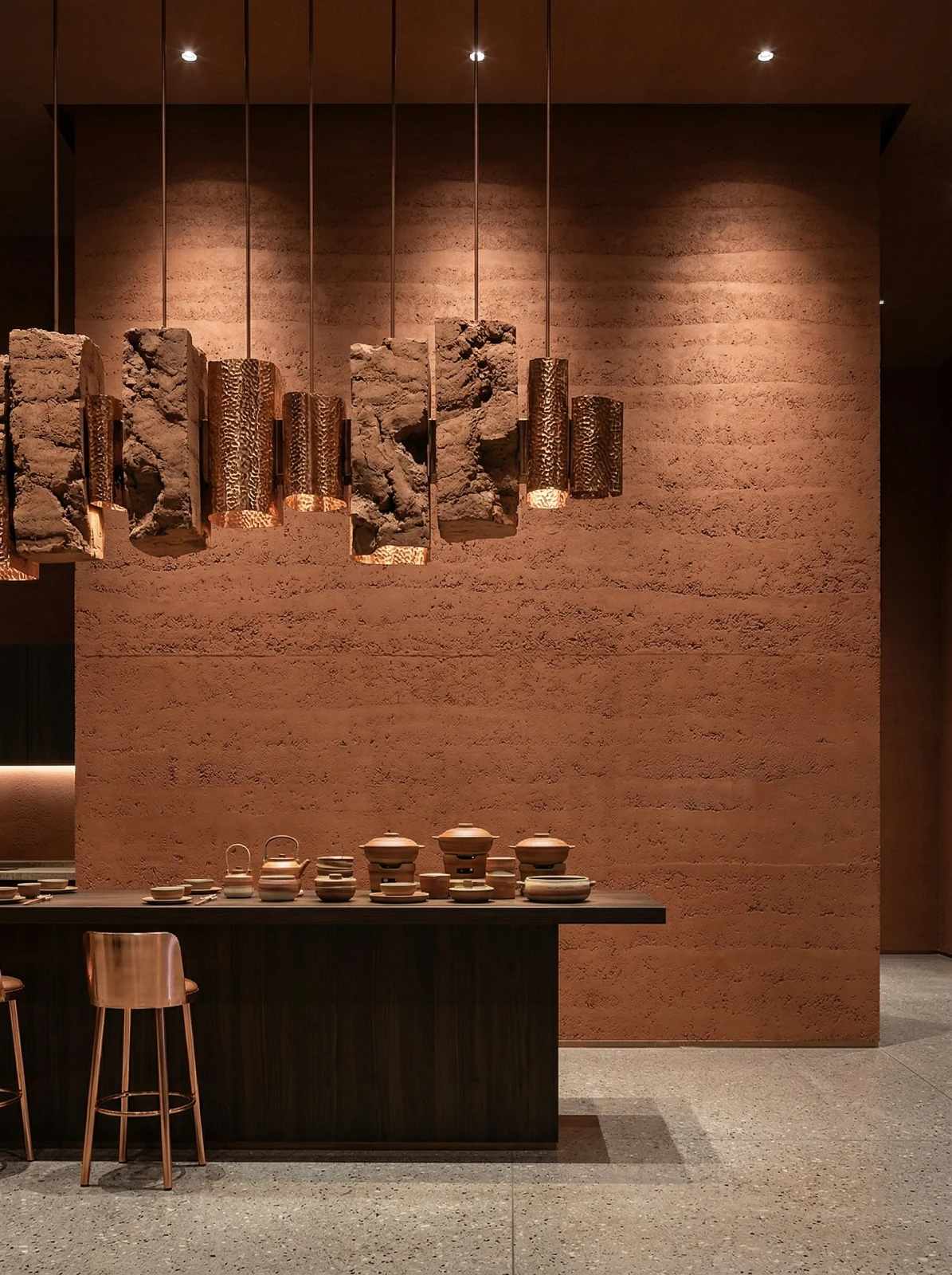 火锅店-夯土板-新南红8