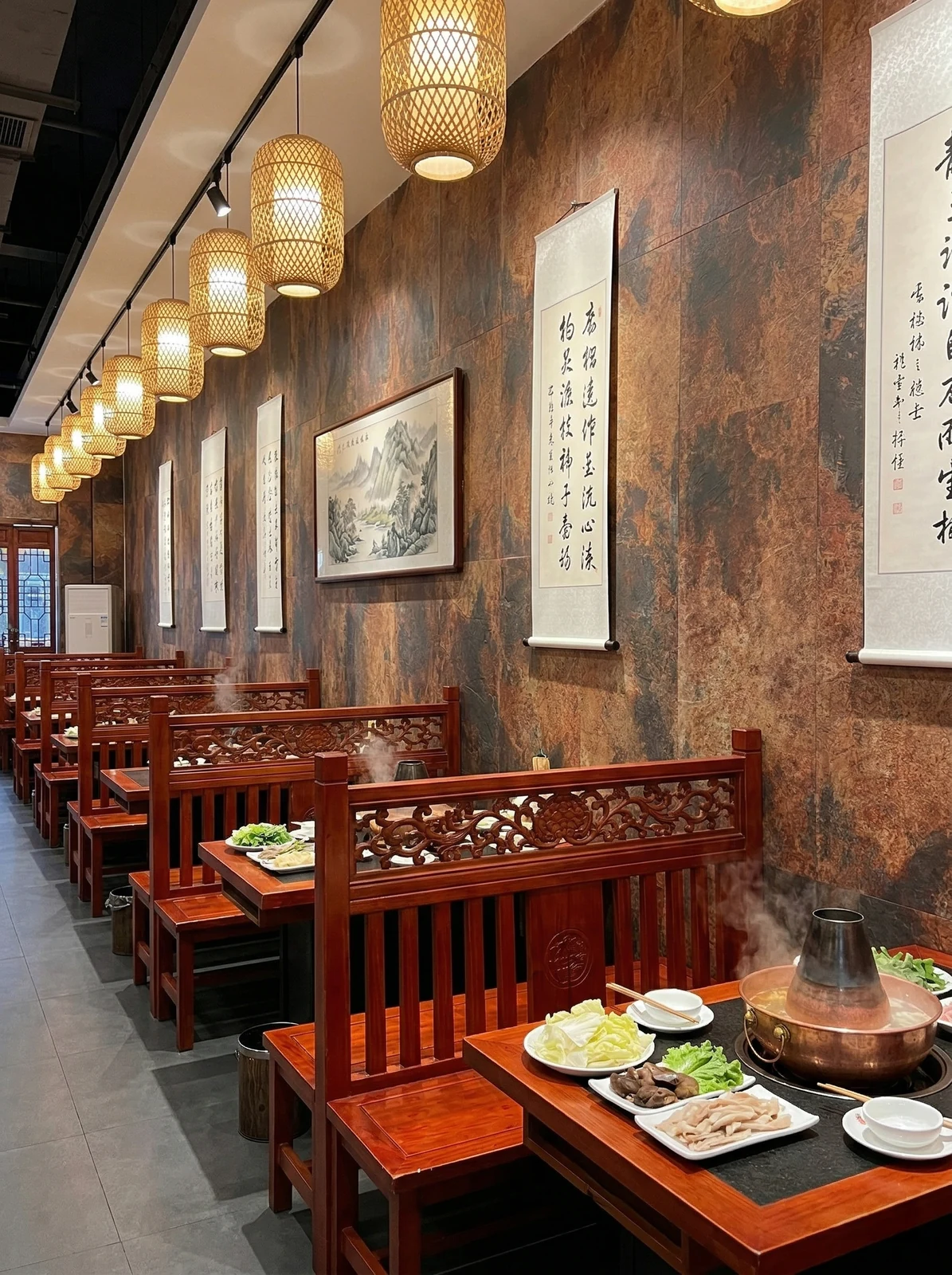 火锅店-打印板岩-柔性石材1