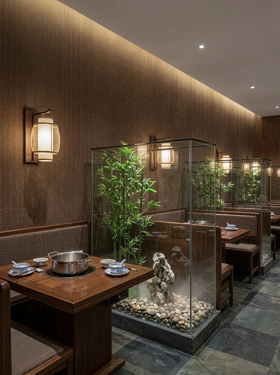 麻编软石上墙效果-火锅店墙面装修材料推荐-麻编软石4