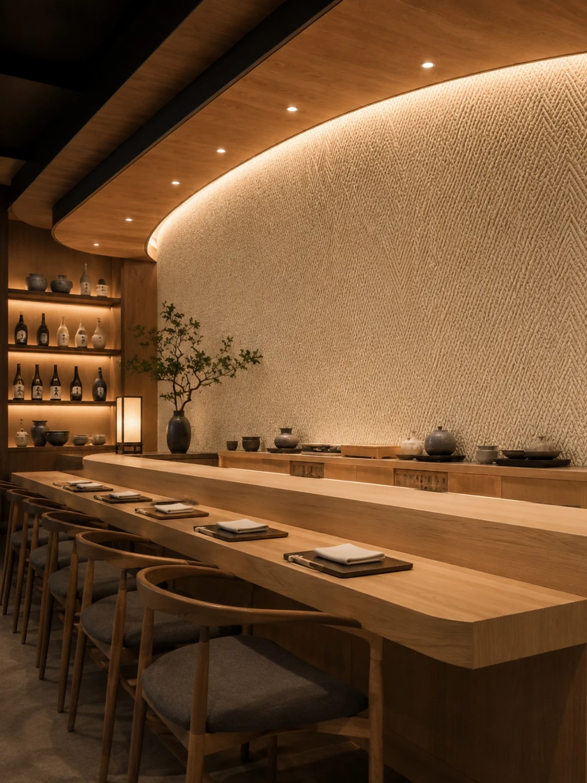 麻编软石日式料理店3