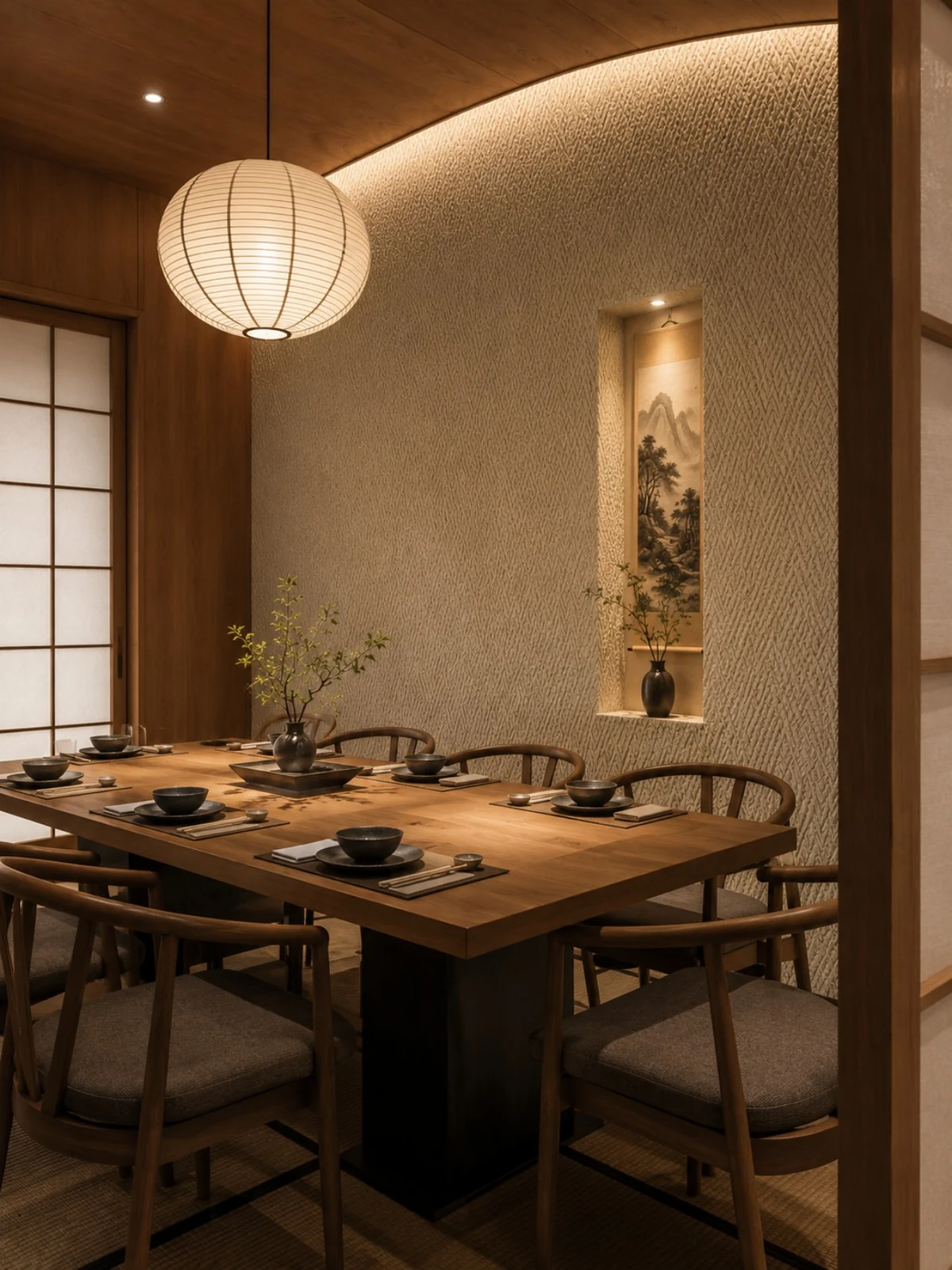 麻编软石日式料理店6